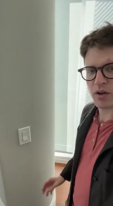 @ericmintun flicks a light switch, which instead of turning off the lights changes the scene from live action to a cartoon.